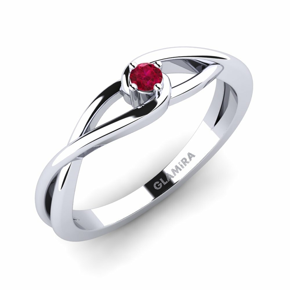 Ruby Engagement Ring Joy 0.07crt