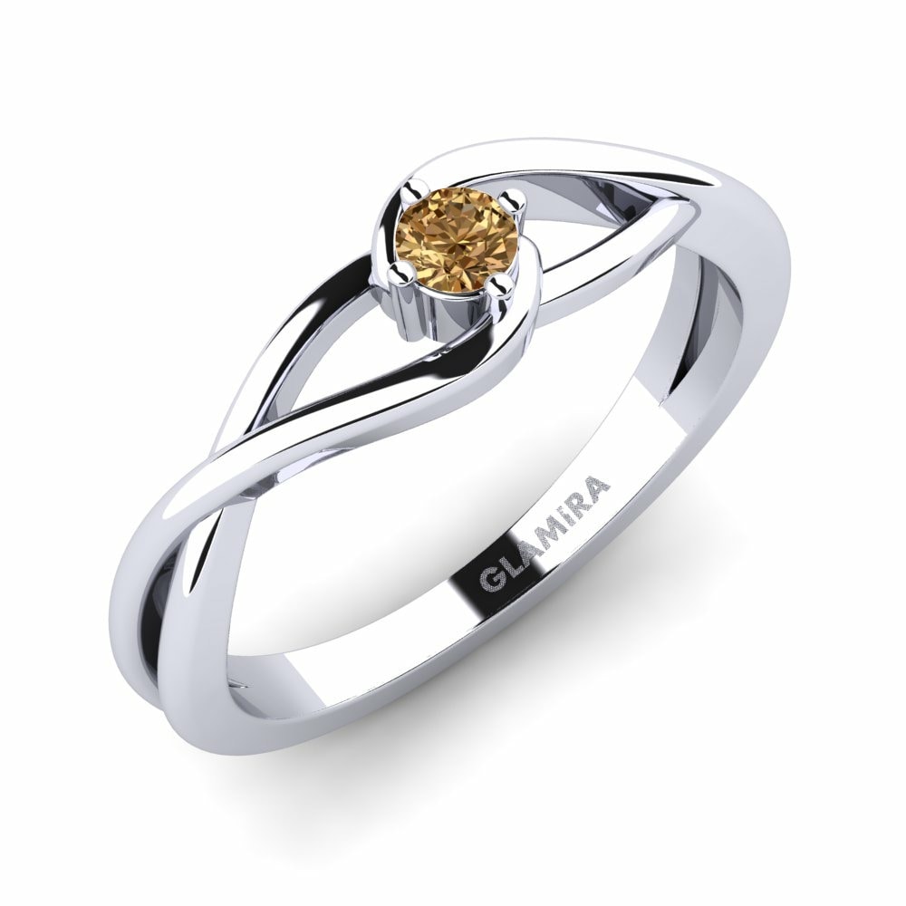 Brown Diamond Engagement Ring Joy 0.1crt