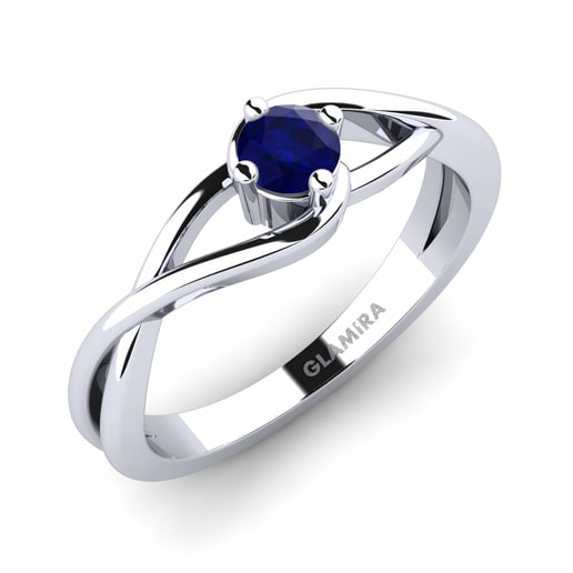 Ring Joy 0.25 crt 585 White Gold & Sapphire
