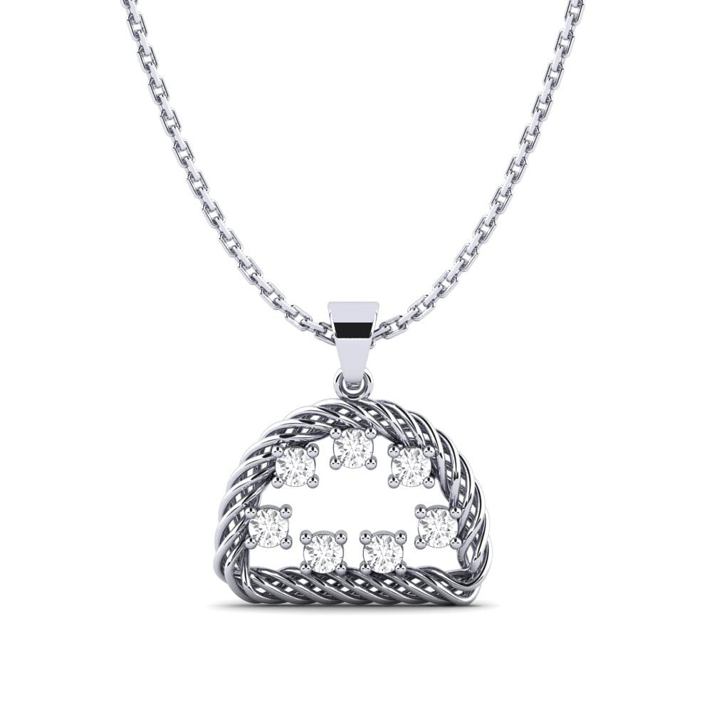 White sapphire Women's Pendant Juanne