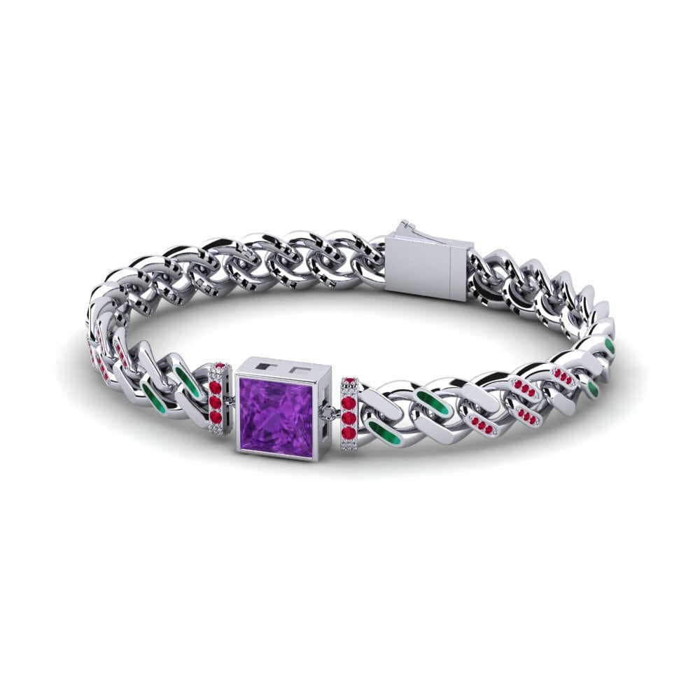9ct White Gold Women's Bracelet Juft