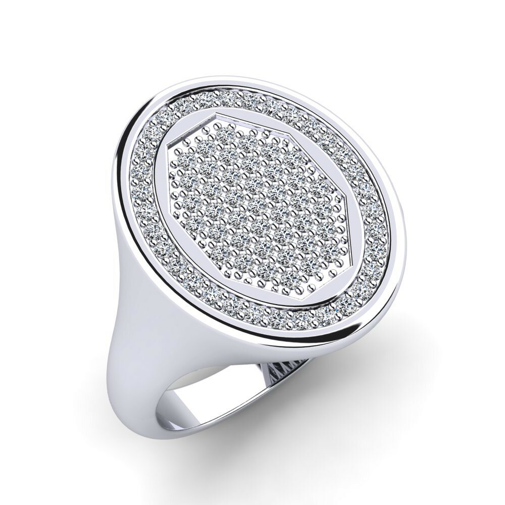 950 Palladium Heren Pinkring Jukann