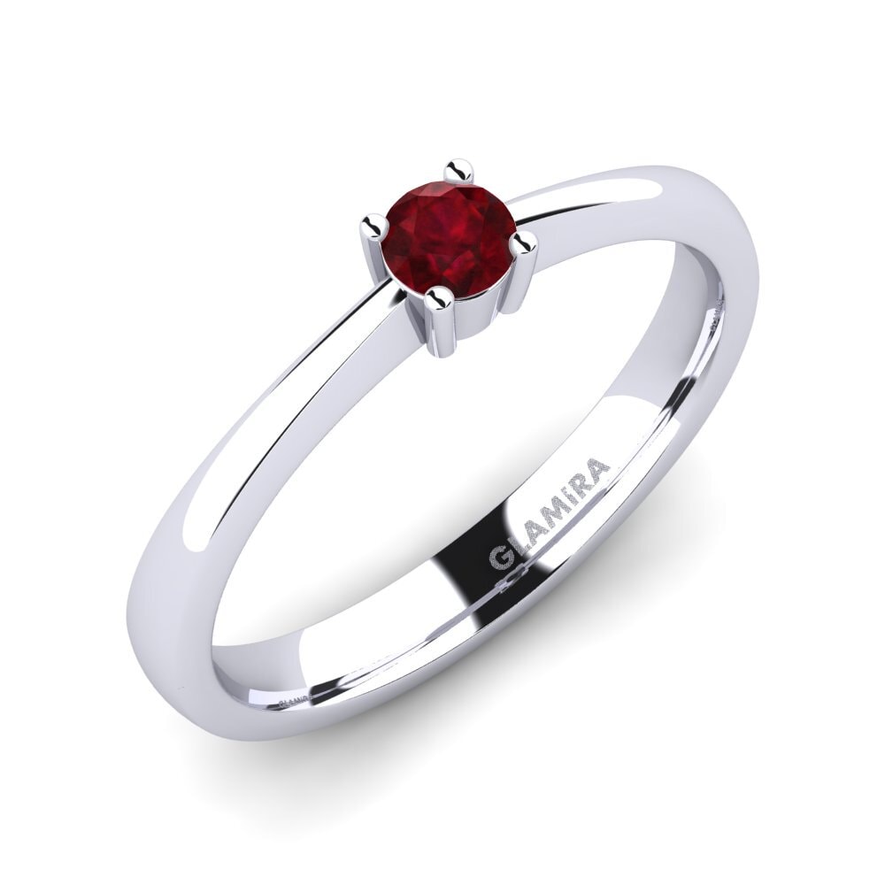 Ruby Engagement Ring Julia