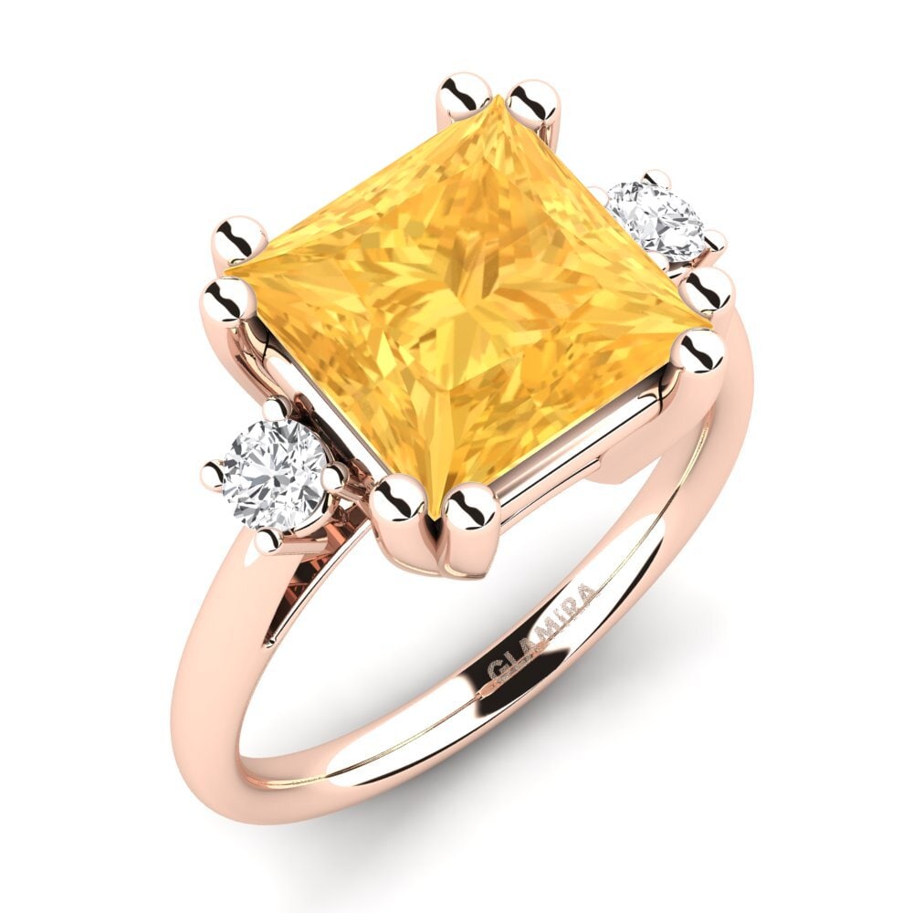 9k Oro Rosa Anillo Julisha