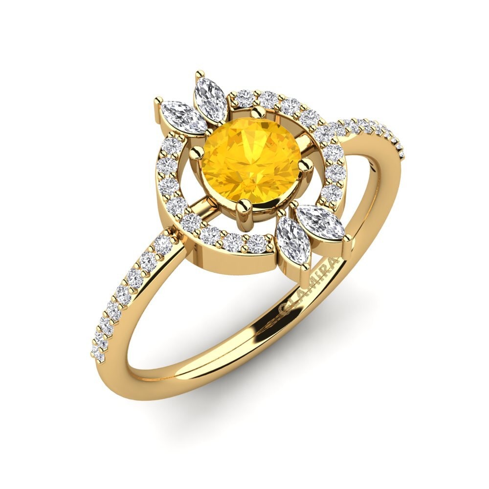 Citrine Engagement Ring Junte