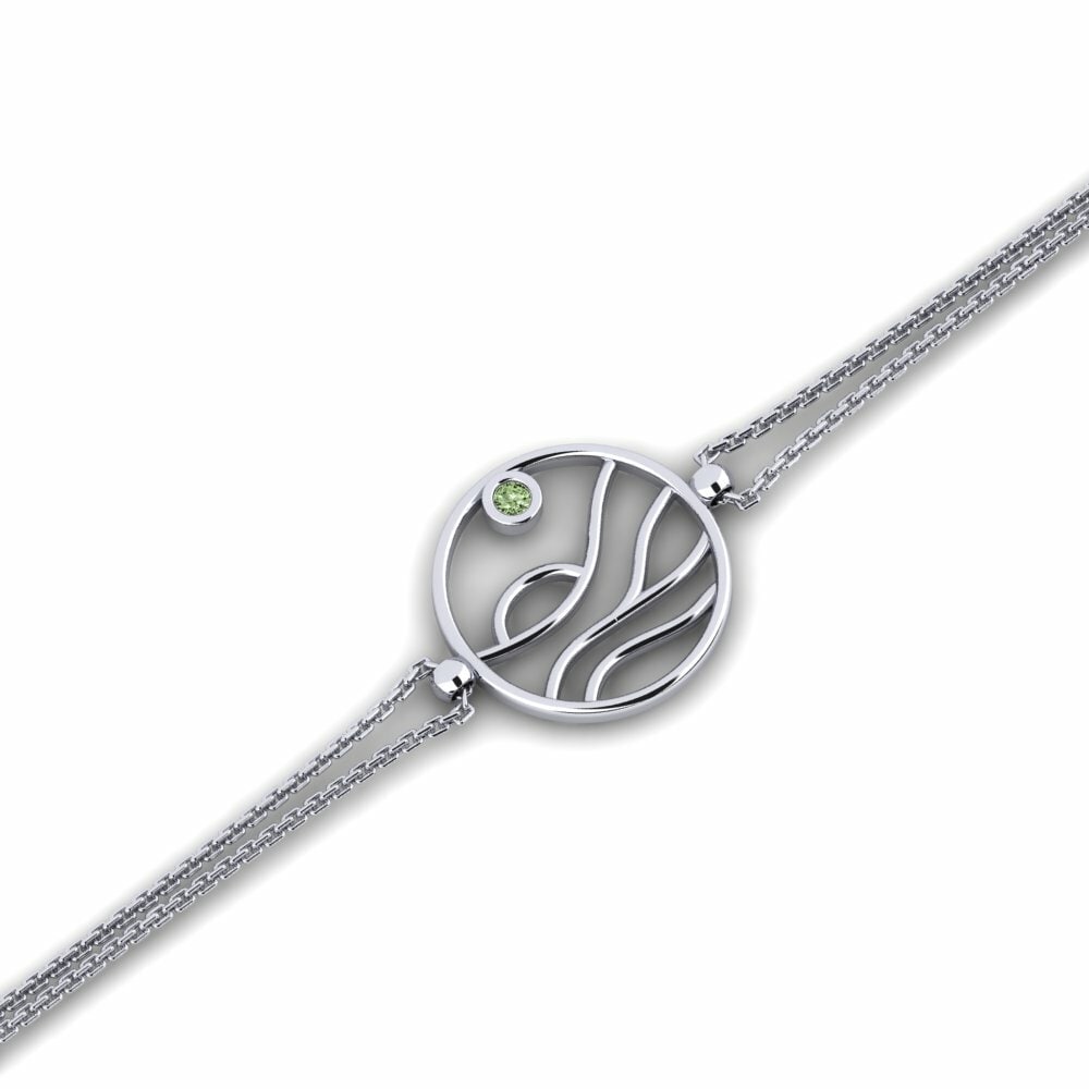 Diamant Vert Bracelet pour femme Juponamas