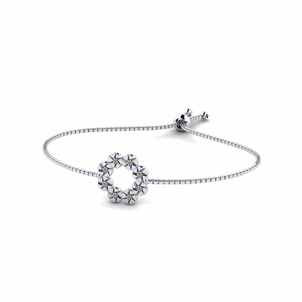 Diamant Vert Bracelet pour femme Jurat