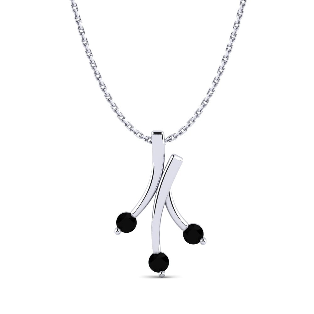 Zafiro negro Colgante de Mujer Juterike