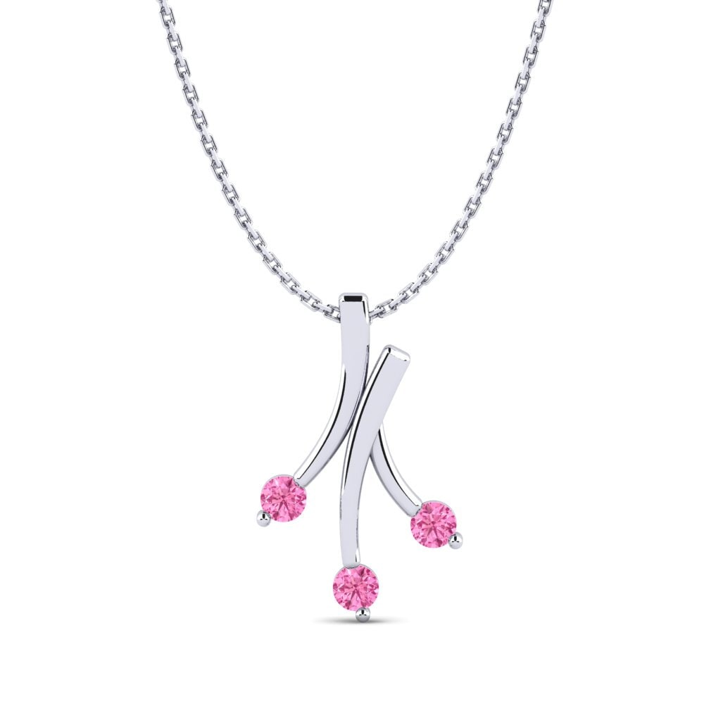 Pink Sapphire Women's Pendant Juterike