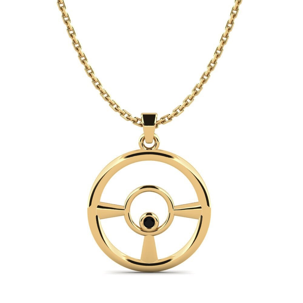 Diamante Negro Colgante de Mujer Juttanitas