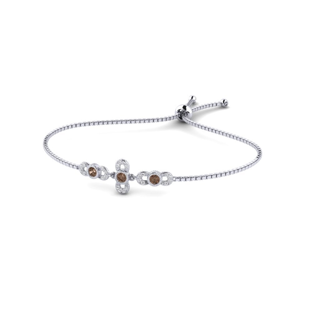 Round Smoky Quartz Women's Bracelet Kai
