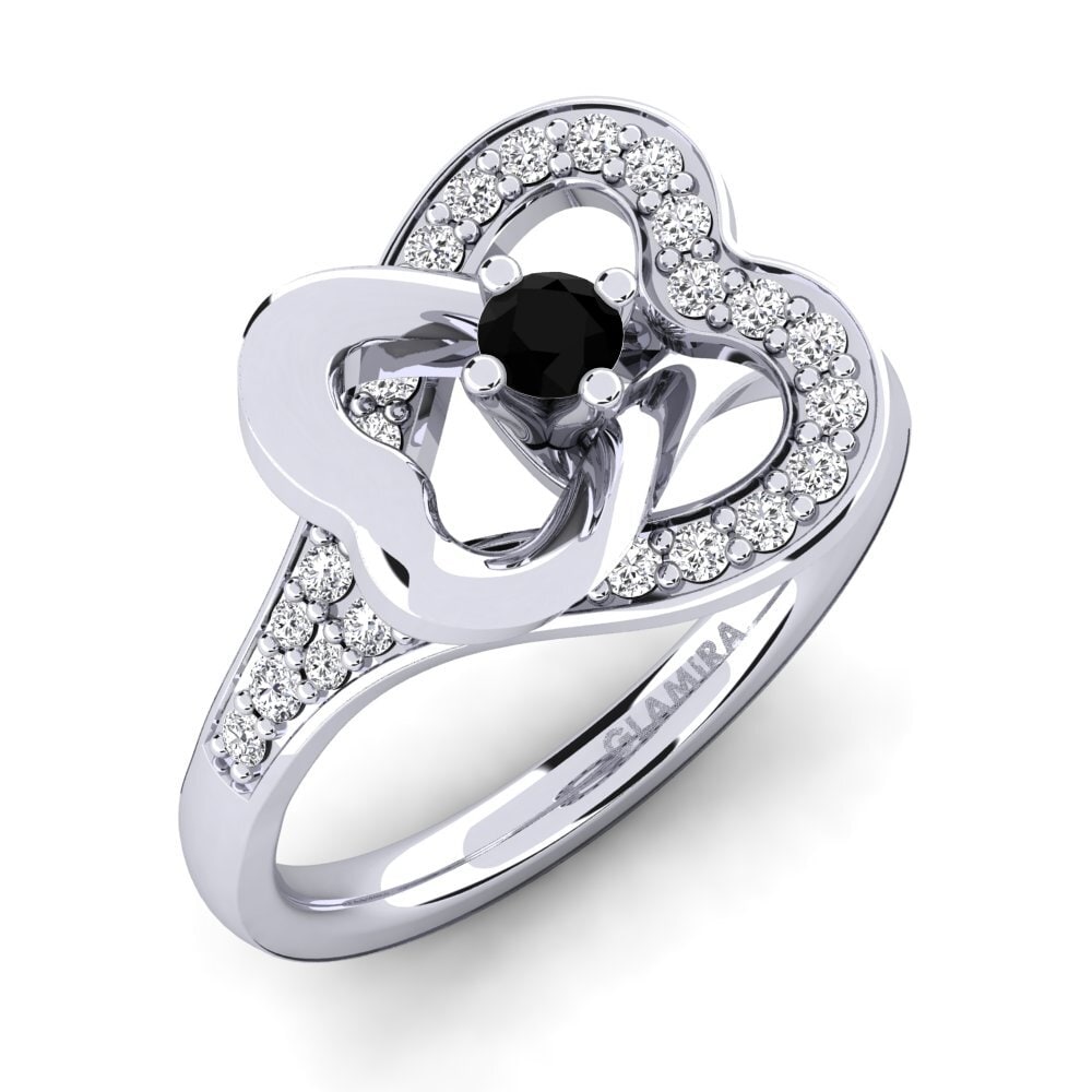 Black Diamond Engagement Ring Kailyn 0.1 crt