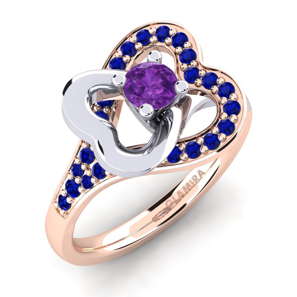 18K Rose & White Gold Engagement Ring Kailyn 0.25 crt