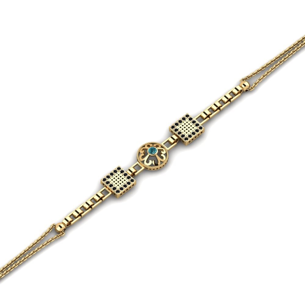 Diamant Bleu Bracelet pour femme Kairo