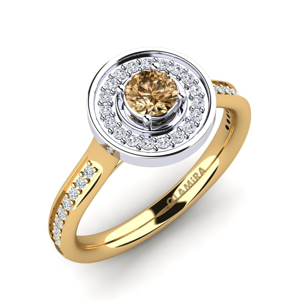 Brauner Diamant Verlobungsring Kaisra