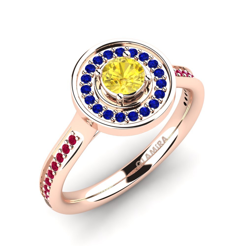 18ct Rose Gold Engagement Ring Kaisra
