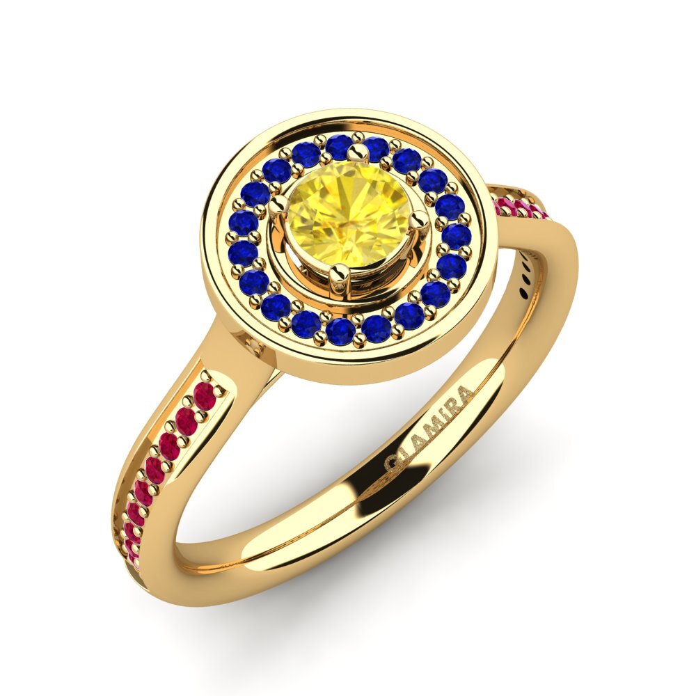 18ct Yellow Gold Engagement Ring Kaisra