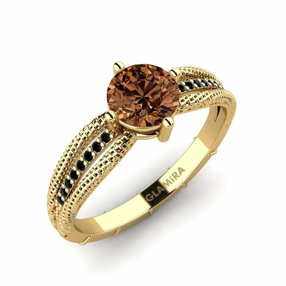 Brown Diamond Engagement Ring Kali