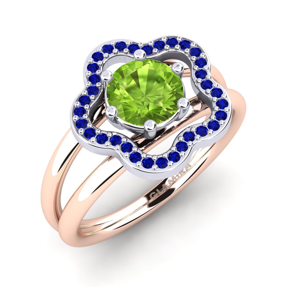 18K Rose & White Gold Ring Kalidah
