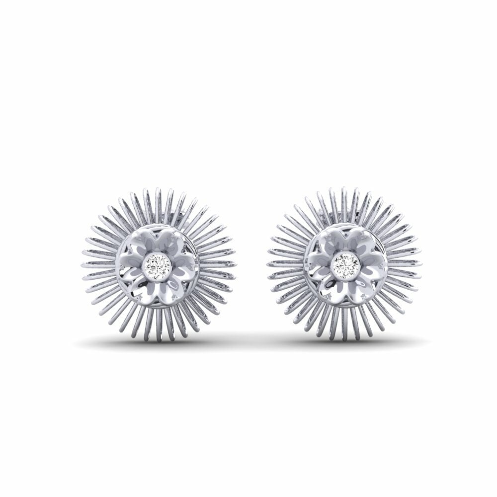 Boucle d'oreille femme Kallie Moissanite