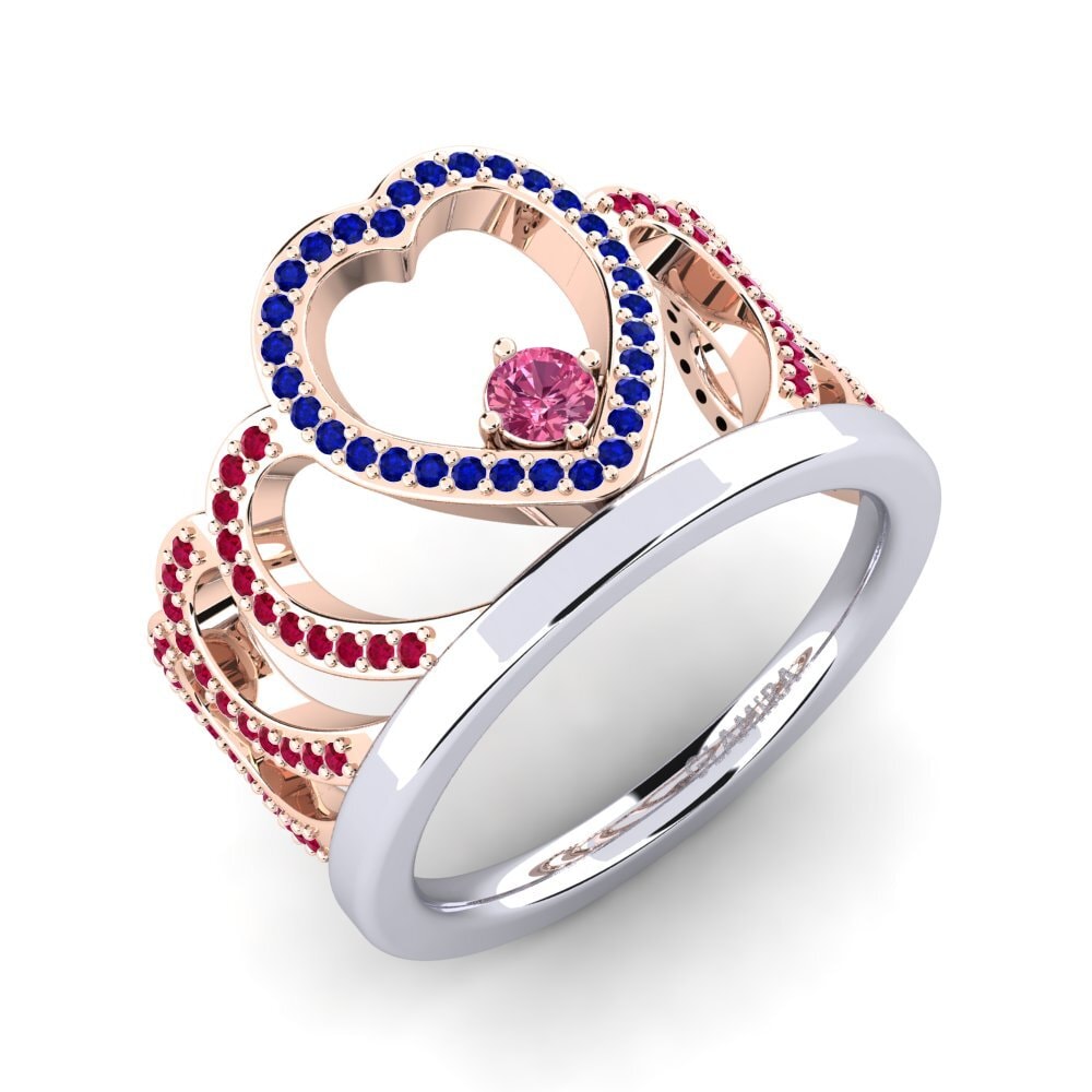 14ct White & Rose Gold Ring Kalpita