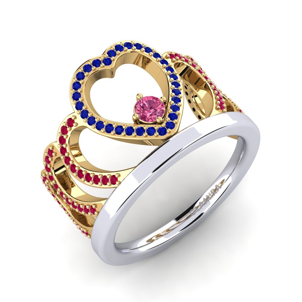 14ct White & Yellow Gold Ring Kalpita