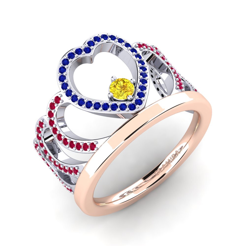 14k Rose & White Gold Ring Kalpita