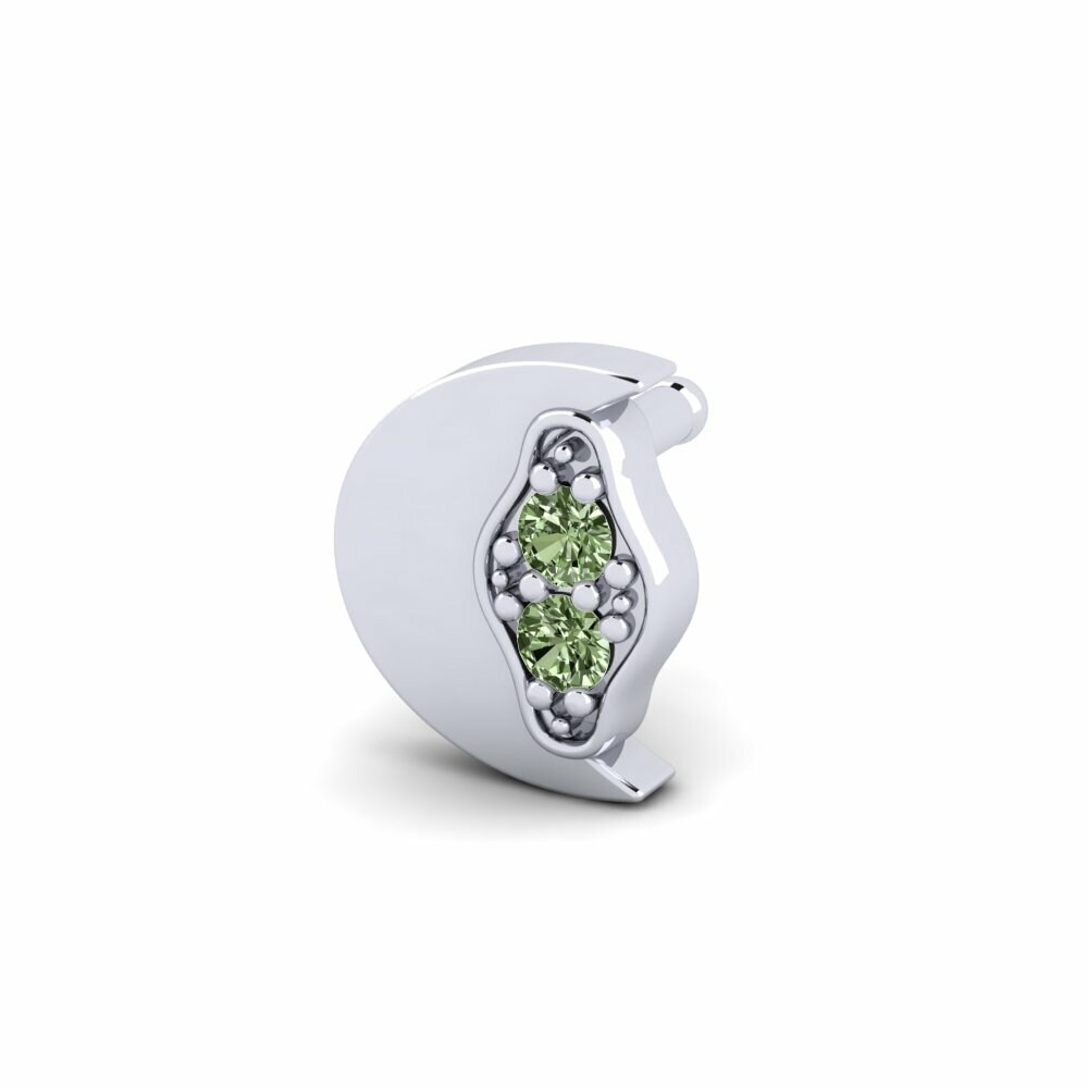 Groene Diamant Neus Pin Kamsin
