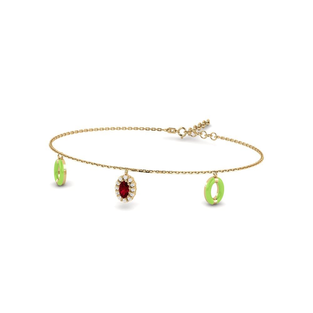 Red Zirconia Women's Bracelet Karavolas