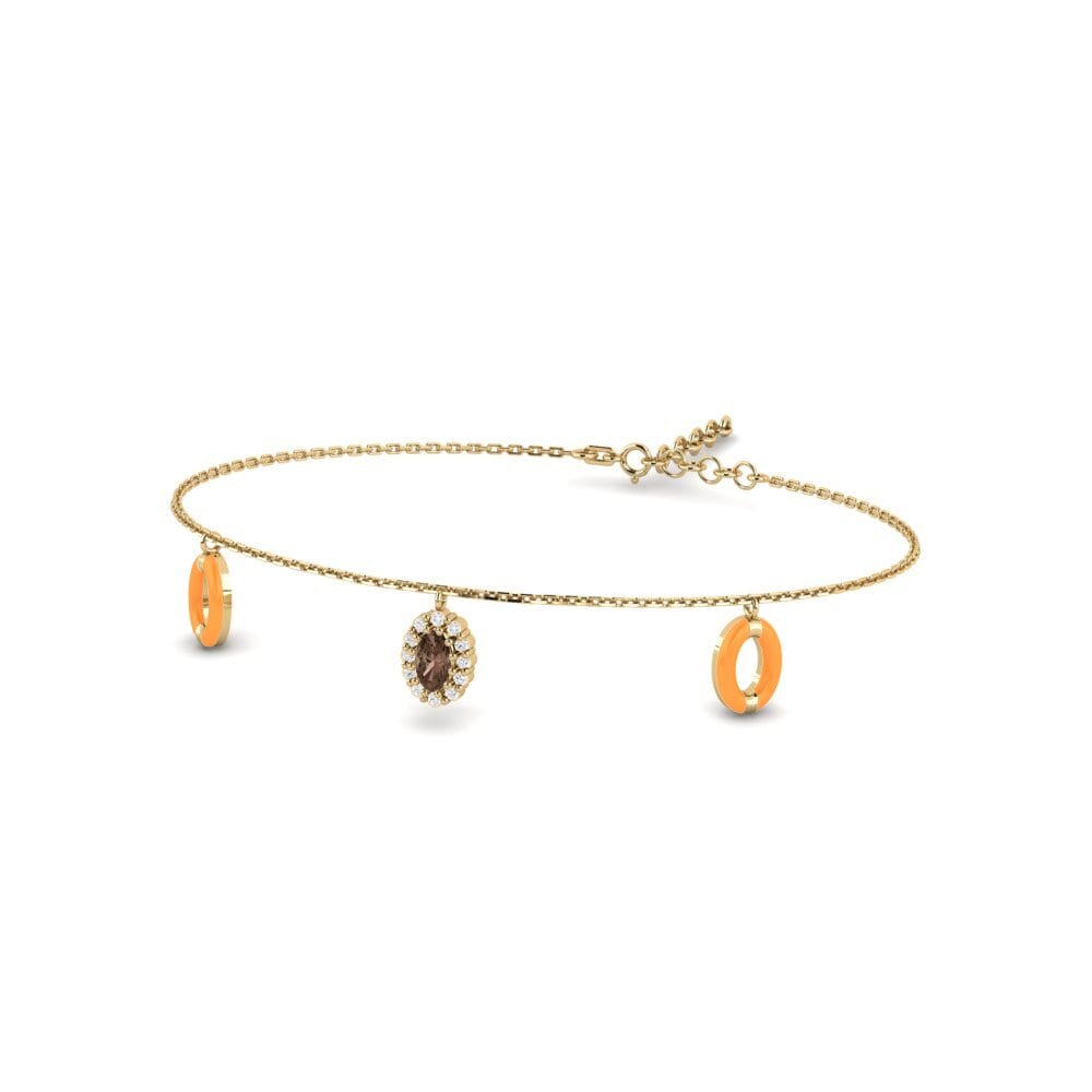 Smoky Quartz Women's Bracelet Karavolas