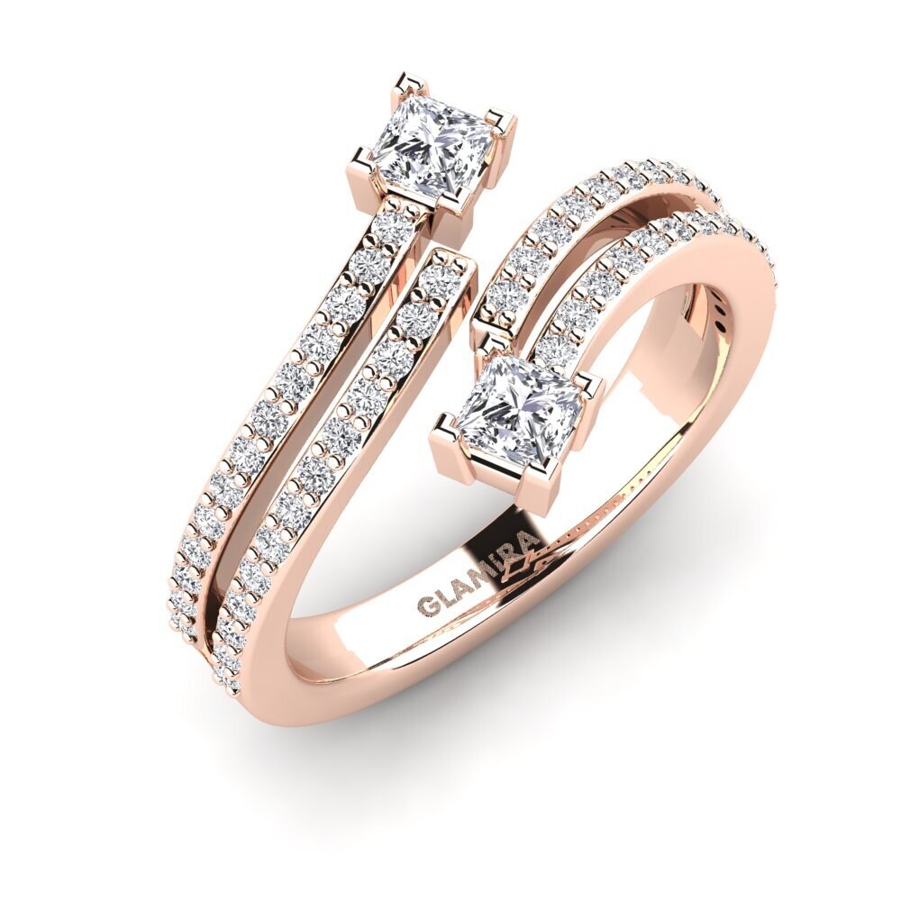 Entdecken Sie GLAMIRA Ringe Karenia mit 0.4 Karat Diamant Prinzess ...