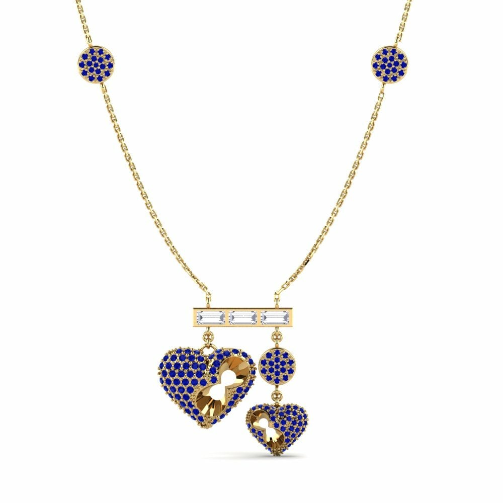 Saphir Collier pour femme Karep