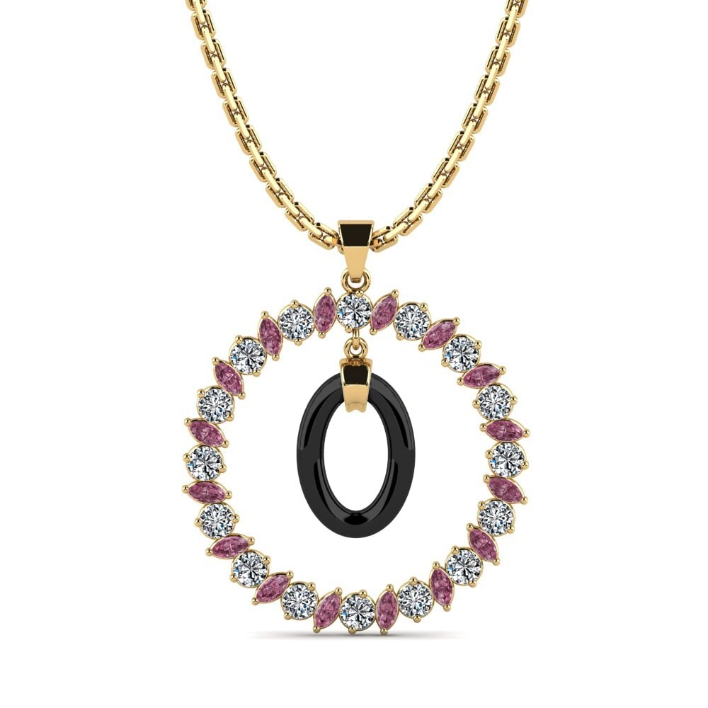 Rhodolite Garnet Women's Pendant Karg