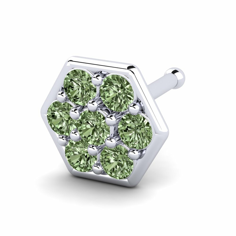 Groene Diamant Neus Pin Karlay