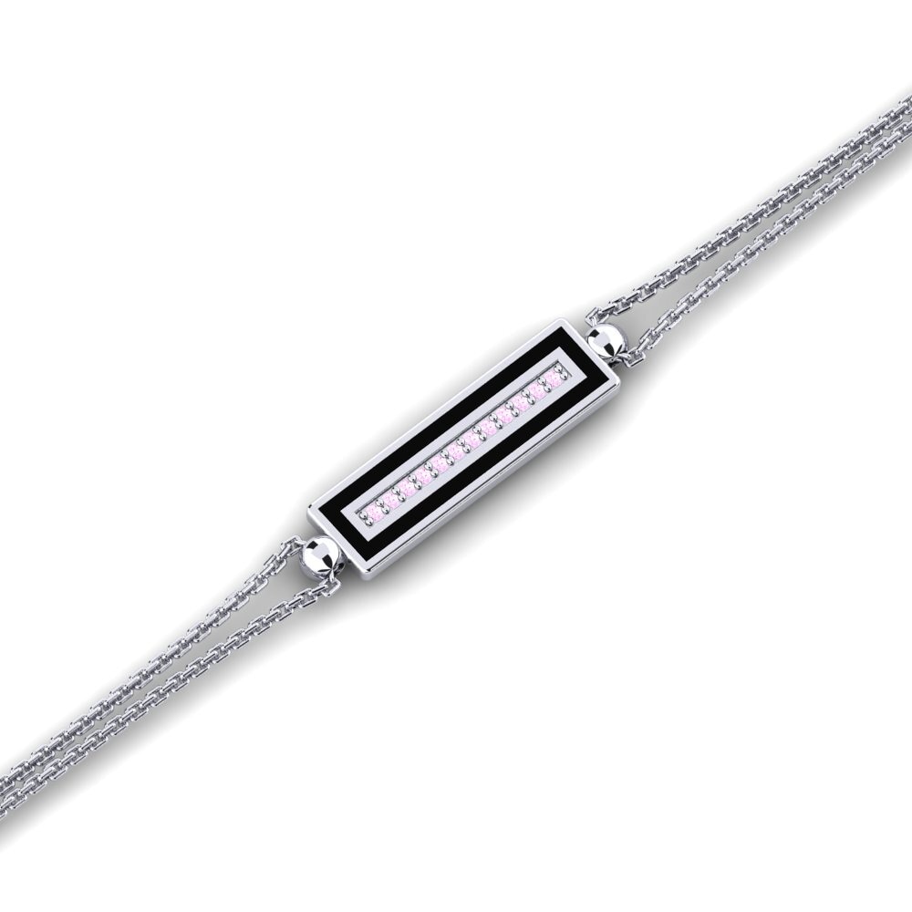 Pink Sapphire Women's Bracelet Kashina