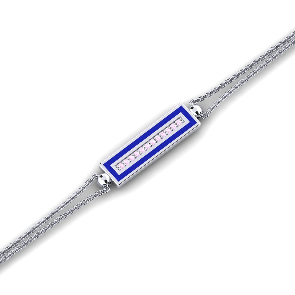Pink Sapphire Women's Bracelet Kashina