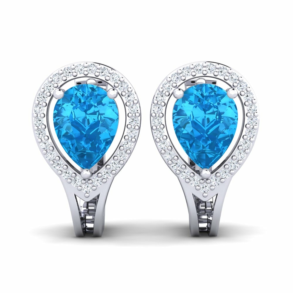 Blue Topaz Earring Katarina