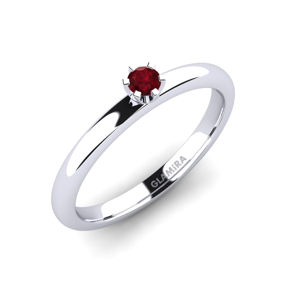 Ruby Engagement Ring Katherina 0.1crt