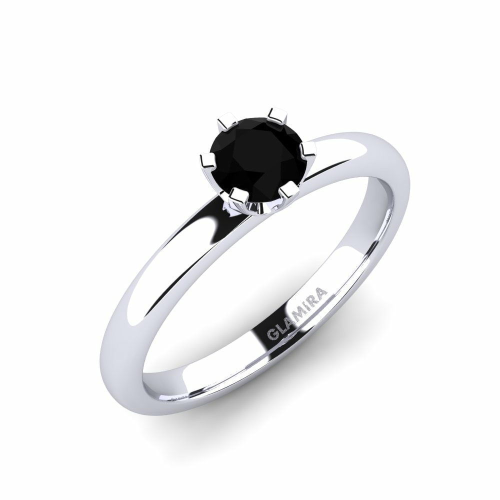 Black Diamond Engagement Ring Katherina 0.5crt