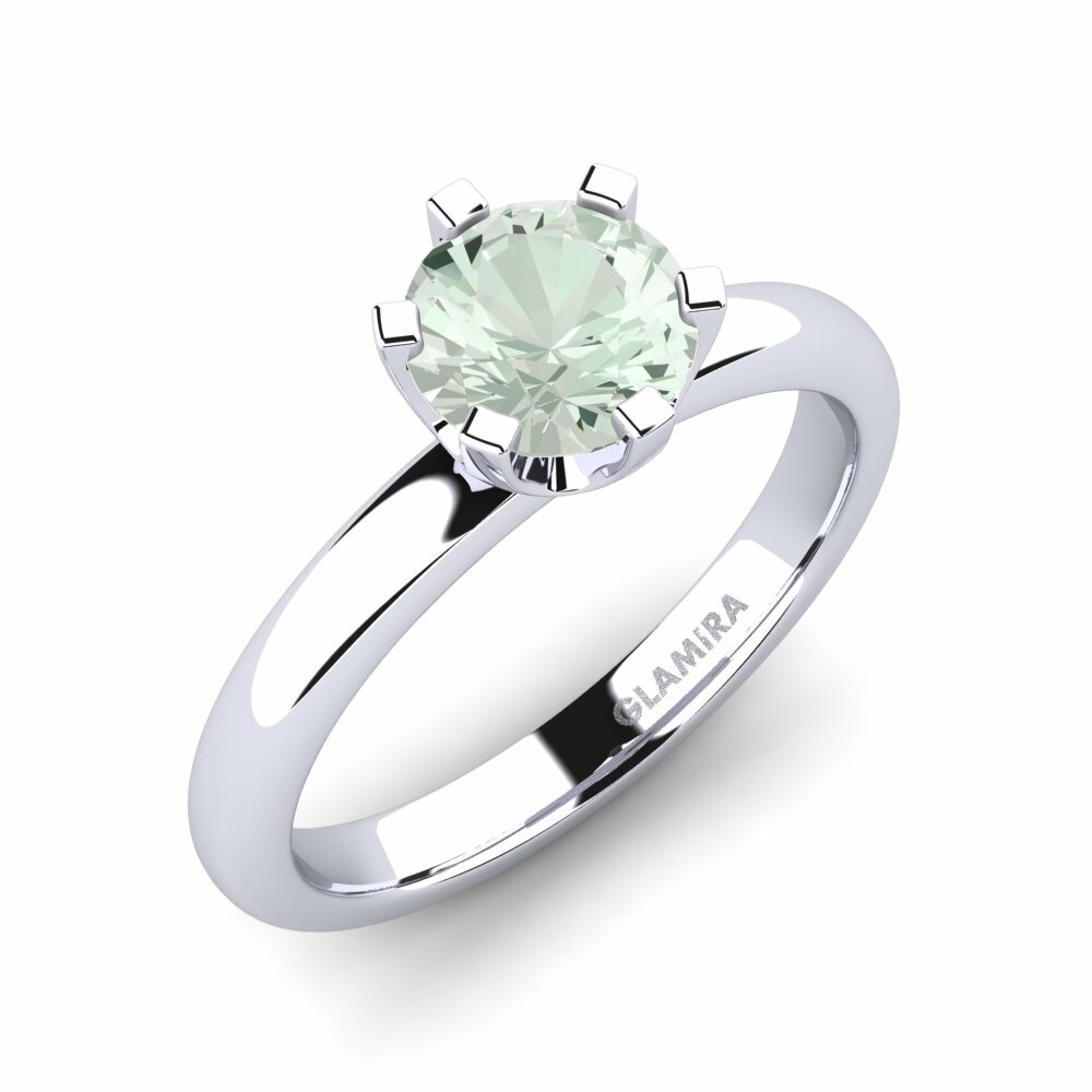 Groene Amethist Verlovingsring Katherina 1.0 crt