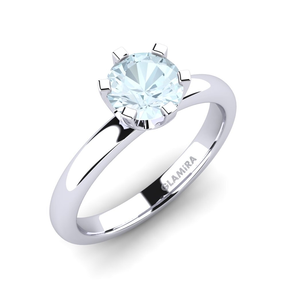 Aquamarijn Verlovingsring Katherina 1.0 crt