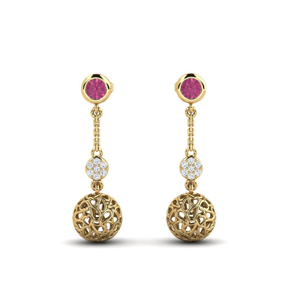 Pink Tourmaline Women's Earring Kathern