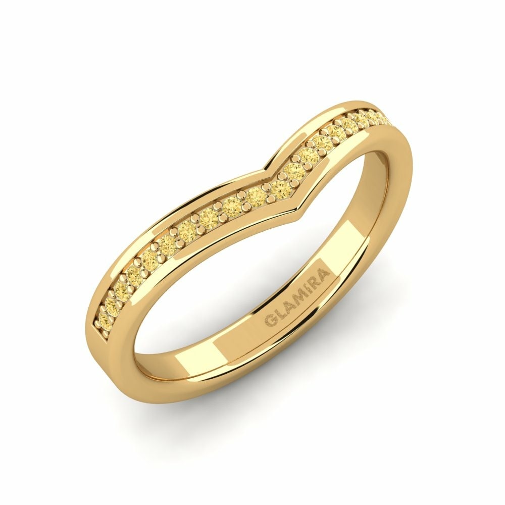 Eternity Rings GLAMIRA Kathrine 585 Yellow Gold Yellow Diamond