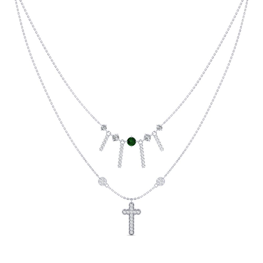 Green Tourmaline Women's Necklace Katoness
