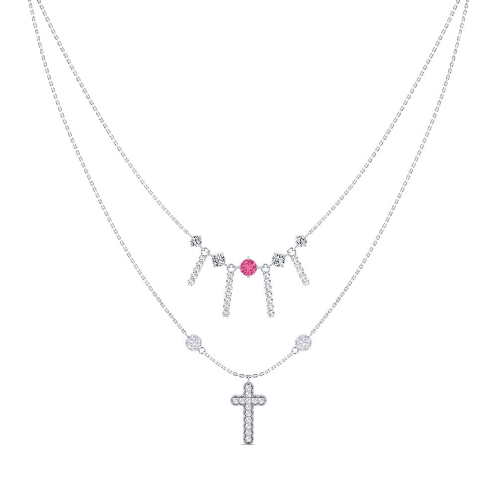 Pink Tourmaline Women's Necklace Katoness