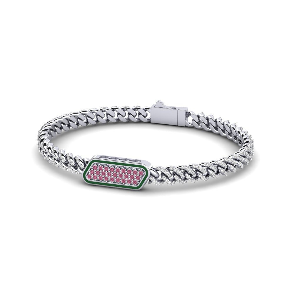 Rhodolite Garnet Women's Bracelet Keki