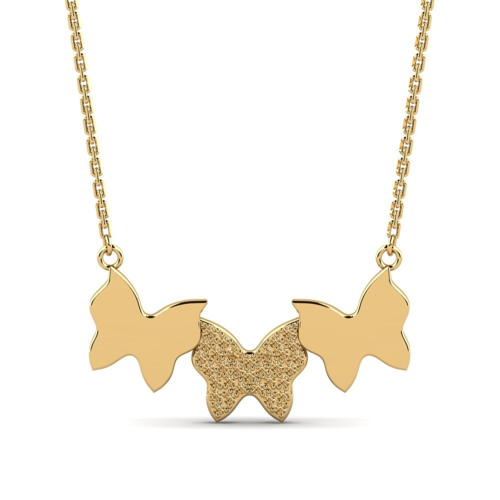 Brown Diamond Women's Necklace Kelbeni