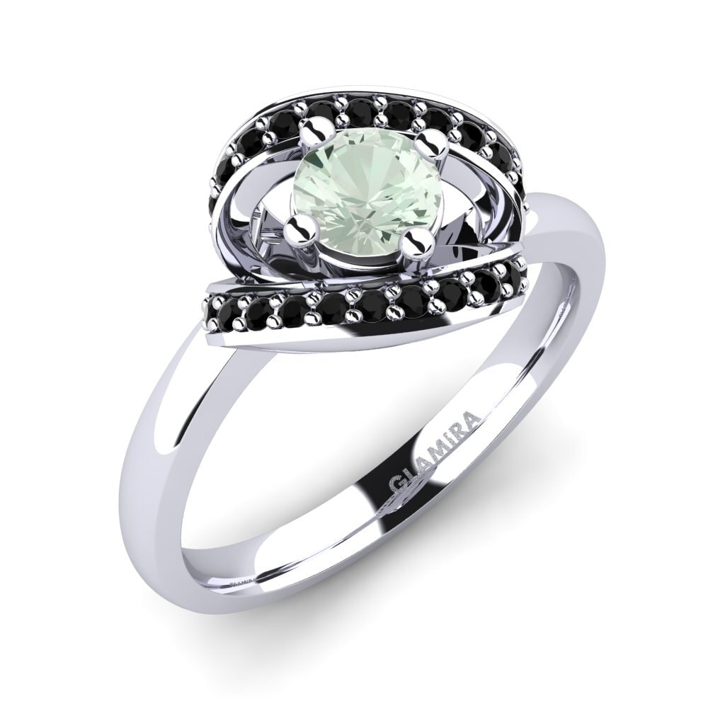Amatista verde Anillo de compromiso Kelly