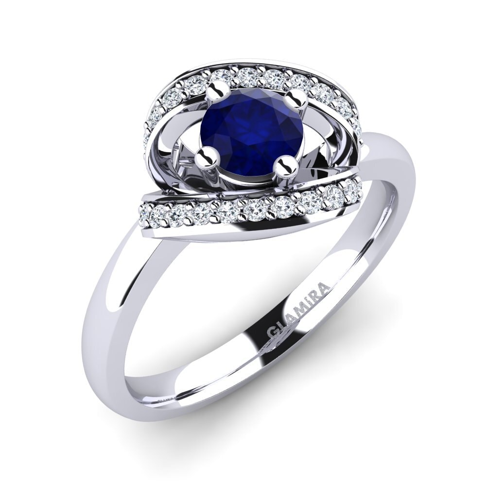 Saphir Verlobungsring Kelly
