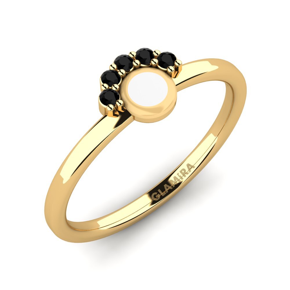 Or Jaune 18k Bague Taneka